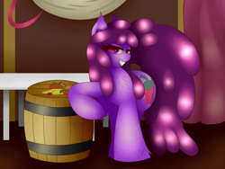 Size: 2000x1500 | Tagged: safe, artist:goldenmercurydragon, berry punch, berryshine, pony, mane