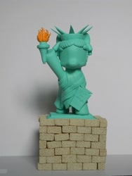 Size: 3000x4000 | Tagged: safe, artist:silverband7, custom, hilarious in hindsight, lady liberty, manehattan, statue of liberty