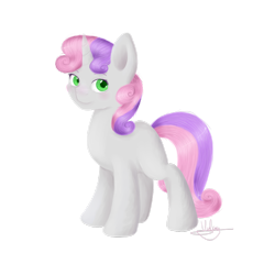 Size: 1024x1024 | Tagged: safe, artist:violyre, sweetie belle, pony, unicorn, female, filly, solo