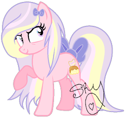 Size: 665x631 | Tagged: safe, artist:sky-winds, oc, oc only, oc:dolce, earth pony, pony, solo