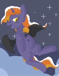 Size: 635x817 | Tagged: safe, oc, oc only, bat pony, pony, pixel art, solo