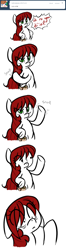 Size: 640x2420 | Tagged: safe, artist:jessy, oc, oc only, oc:palette swap, pony, bipedal, comic, sassy, solo, troll raipony, tumblr, tumblr:ask palette swap