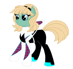 Size: 1684x1600 | Tagged: safe, artist:edcom02, artist:jmkplover, earth pony, pony, clothes, costume, crossover, gwen stacy, ponified, simple background, solo, spider-gwen, spider-man, spiders and magic iv: the fall of spider-mane, spiders and magic: rise of spider-mane, superhero, transparent background