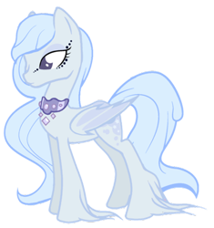 Size: 400x425 | Tagged: safe, artist:loreleiweise, oc, oc only, oc:protolore, pegasus, pony, solo