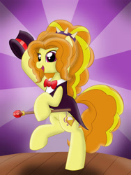 Size: 1536x2048 | Tagged: safe, artist:bratzoid, adagio dazzle, pony, bipedal, ponified, solo