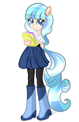 Size: 3000x4615 | Tagged: safe, artist:xwhitedreamsx, oc, oc only, oc:opuscule antiquity, equestria girls, equestria girls-ified, ponied up, simple background, solo, transparent background