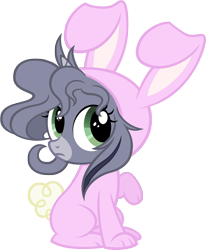 Size: 5000x6079 | Tagged: safe, artist:moongazeponies, oc, oc only, pony, unicorn, absurd resolution, bunny costume, clothes, simple background, transparent background, vector