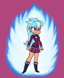 Size: 1227x1500 | Tagged: safe, artist:khuzang, frosty orange, equestria girls, clothes, skirt, solo