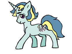 Size: 800x600 | Tagged: safe, artist:lxxjunebugxxl, oc, oc only, oc:hecate, offspring, parent:prince blueblood, parent:trixie, parents:bluetrix, solo