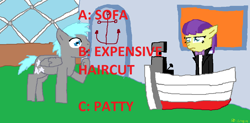 Size: 1062x524 | Tagged: safe, artist:fifthcru5ader, symphony, twilight sky, krusty krab, krusty krab training video, parody, spongebob squarepants