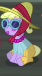 Size: 326x586 | Tagged: safe, screencap, maybelline, made in manehattan, disguise, makeup, theoretical starlight glimmer, wig