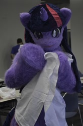 Size: 508x768 | Tagged: safe, artist:tashiroyu, twilight sparkle, human, clothes, cosplay, costume, fursuit, irl, irl human, photo, solo