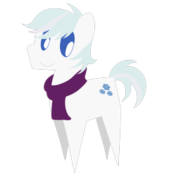 Size: 2000x2000 | Tagged: safe, artist:dragonfoorm, double diamond, the cutie map, clothes, cute, double dawwmond, pointy ponies, scarf, simple background, solo, transparent background