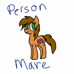 Size: 1000x1000 | Tagged: safe, artist:pagogeo, oc, oc only, oc:person mare, particle mare, solo