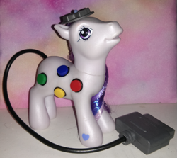 Size: 843x753 | Tagged: safe, artist:thebrbl, g3, controller, custom, snes controller, super nintendo, toy, what has science done