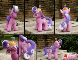 Size: 1393x1080 | Tagged: safe, artist:sewberrygarden, screwball, cutie mark, hat, irl, photo, plushie, propeller hat, swirly eyes