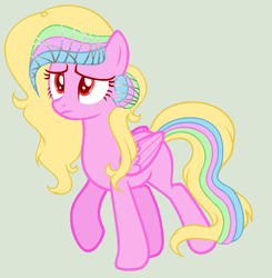 Size: 1124x1148 | Tagged: safe, artist:pencilpoem, oc, oc only, oc:fuchsia, pegasus, pony, simple background, solo