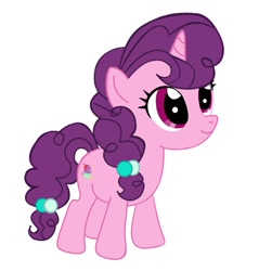 Size: 874x914 | Tagged: safe, artist:margarethmartin2430, sugar belle, cute, filly, looking up, smiling, solo, sugarbetes