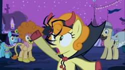 Size: 1366x768 | Tagged: safe, derpibooru import, screencap, carrot top, golden harvest, luna eclipsed