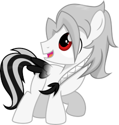 Size: 5000x5244 | Tagged: safe, artist:meteor-spark, oc, oc only, oc:aero ruinwing, pegasus, pony, absurd resolution, blank flank, colt, male, simple background, solo, transparent background, vector