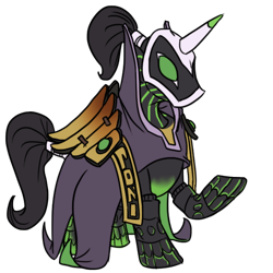 Size: 600x600 | Tagged: safe, artist:jazzlasterboris, dota 2, magic, ponified, rubick, simple background, solo, transparent background, video game