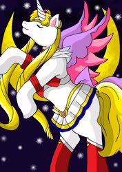 Size: 1024x1450 | Tagged: safe, artist:masqueradeofthenight, derpibooru import, ponified, sailor moon, solo