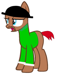 Size: 607x720 | Tagged: safe, derpibooru import, big smoke, grand theft auto, gta san andreas, ponified