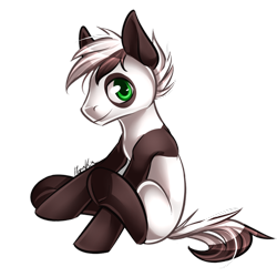 Size: 1024x1024 | Tagged: safe, artist:moenkin, oc, oc only, oc:panda brush, simple background, solo, transparent background