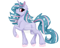 Size: 1024x819 | Tagged: safe, artist:zabransky10, oc, oc only, oc:beauty rest, pony, unicorn, watermark