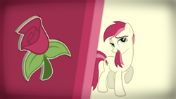 Size: 1920x1080 | Tagged: safe, artist:delectablecoffee, artist:djdavid98, artist:hawk9mm, roseluck, pony, bedroom eyes, solo, vector, wallpaper