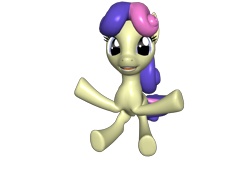 Size: 1200x900 | Tagged: safe, bon bon, sweetie drops, earth pony, pony, 3d, awaiting hug, cute, female, hug, looking at you, mare, open hooves, pony creator 3d, ponylumen, sitting, smiling, solo