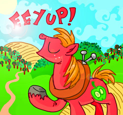 Size: 939x881 | Tagged: safe, artist:seriousdog, big macintosh, earth pony, pony, eeyup, male, solo, stallion