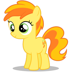 Size: 1800x1800 | Tagged: safe, artist:tizerfiction, peachy pie, earth pony, pony, female, filly, simple background, solo, transparent background, vector