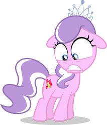 Size: 1677x1964 | Tagged: safe, artist:punzil504, apple bloom, diamond tiara, simple background, solo, transparent background, vector, wink