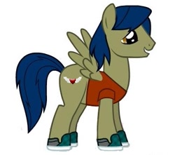 Size: 399x353 | Tagged: safe, oc, oc only, oc:amber wing, pony creator, clothes, cutie mark, heart, shoes