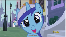 Size: 1284x717 | Tagged: safe, screencap, minuette, amending fences, meme, youtube caption