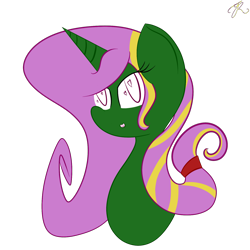 Size: 1600x1600 | Tagged: safe, artist:the yellow rabbit, oc, oc only, oc:ampy, pony, unicorn, heart eyes, multicolored hair, simple background, solo, transparent background, wingding eyes