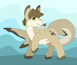 Size: 800x671 | Tagged: safe, artist:robo-shark, oc, oc only, original species, shark, shark pony, solo