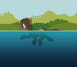 Size: 7335x6351 | Tagged: safe, artist:fluffyxai, oc, oc only, absurd resolution, cute, hoofy-kicks, swimming, underwater, water