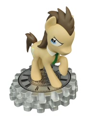 Size: 592x802 | Tagged: safe, artist:diamondselecttoys, doctor whooves, pony, clock, figure, gears, male, merchandise, piggy bank, solo, stallion