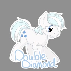 Size: 960x960 | Tagged: safe, artist:velocityraptor, double diamond, pony, cute, double dawwmond, solo