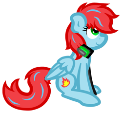 Size: 979x909 | Tagged: safe, artist:furrgroup, oc, oc only, oc:fireheart, headphones, solo