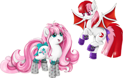 Size: 1800x1139 | Tagged: safe, artist:hollyivydesigns, oc, oc only, bat pony, pony, clothes, simple background, socks, transparent background