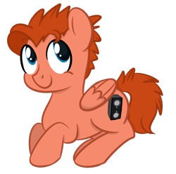 Size: 2158x2145 | Tagged: safe, artist:flaminbunny, oc, oc only, oc:ibringdalulz, pegasus, pony, cute, male, solo, stallion