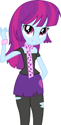 Size: 4036x8216 | Tagged: safe, artist:owlisun, mystery mint, equestria girls, friendship games, absurd resolution, background human, cute, mysterybetes, simple background, solo, transparent background, vector