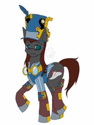 Size: 261x348 | Tagged: safe, oc, oc only, oc:tell tale, pony, male, stallion, steampunk