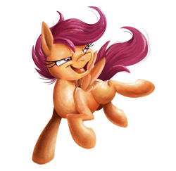 Size: 720x700 | Tagged: safe, artist:blackspiritwolf, derpibooru import, scootaloo, digital art, solo