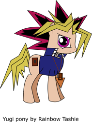 Size: 703x926 | Tagged: safe, artist:siriusdusk, pony, mane, yami yugi, yu-gi-oh!