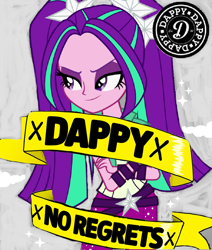 Size: 890x1052 | Tagged: safe, aria blaze, equestria girls, audio cover, dappy, music, parody