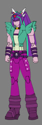 Size: 324x950 | Tagged: safe, artist:combatkaiser, aria blaze, equestria girls, rainbow rocks, crossover, gundam, mechanized